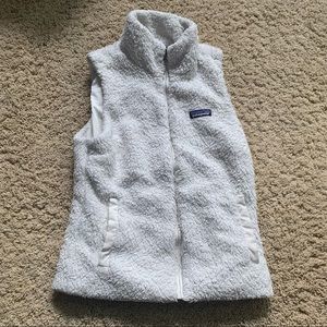 White Patagonia vest
